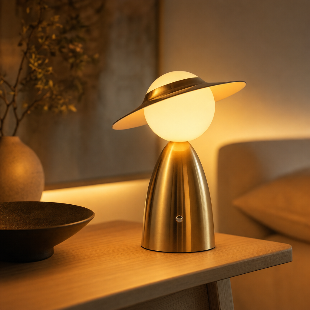 TouchGlow™ | Wireless LED Lamp with Charging | Adjustable Brightness | Touch Control | Home Decor Lighting