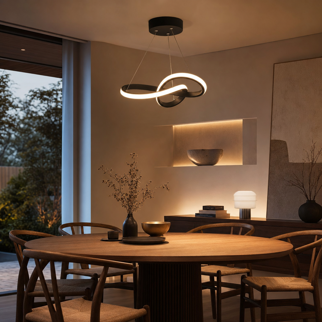 Modern LED Ceiling Light | LumiWave by Luminoir | Energy Efficient Home Lighting | Remote Control