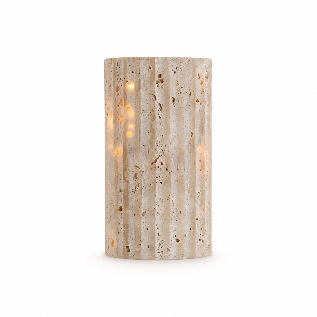 Lithos Natural Stone Wall Lamp | Warm LED Lighting | Elegant Design | Energy Efficient | Easy Mount
