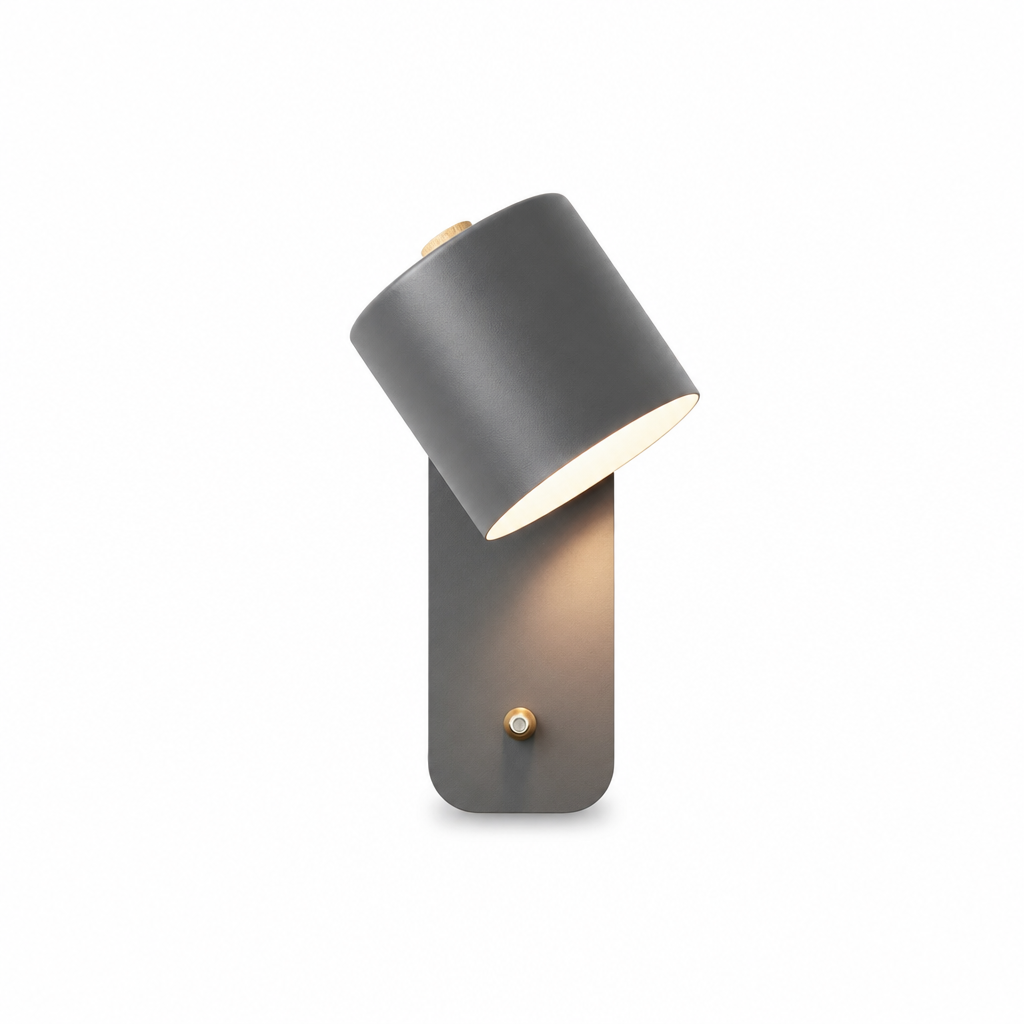 Giro Legno Wall Light | 350° Adjustable Metal Wood Design | Modern Indoor Lighting for Bedroom Living Room