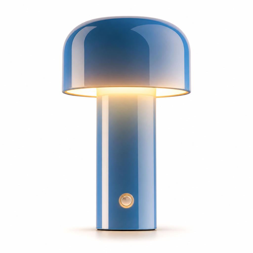 Portable Retro LED Table Lamp | Wireless Touch Control | USB Rechargeable | Home Decor Lighting