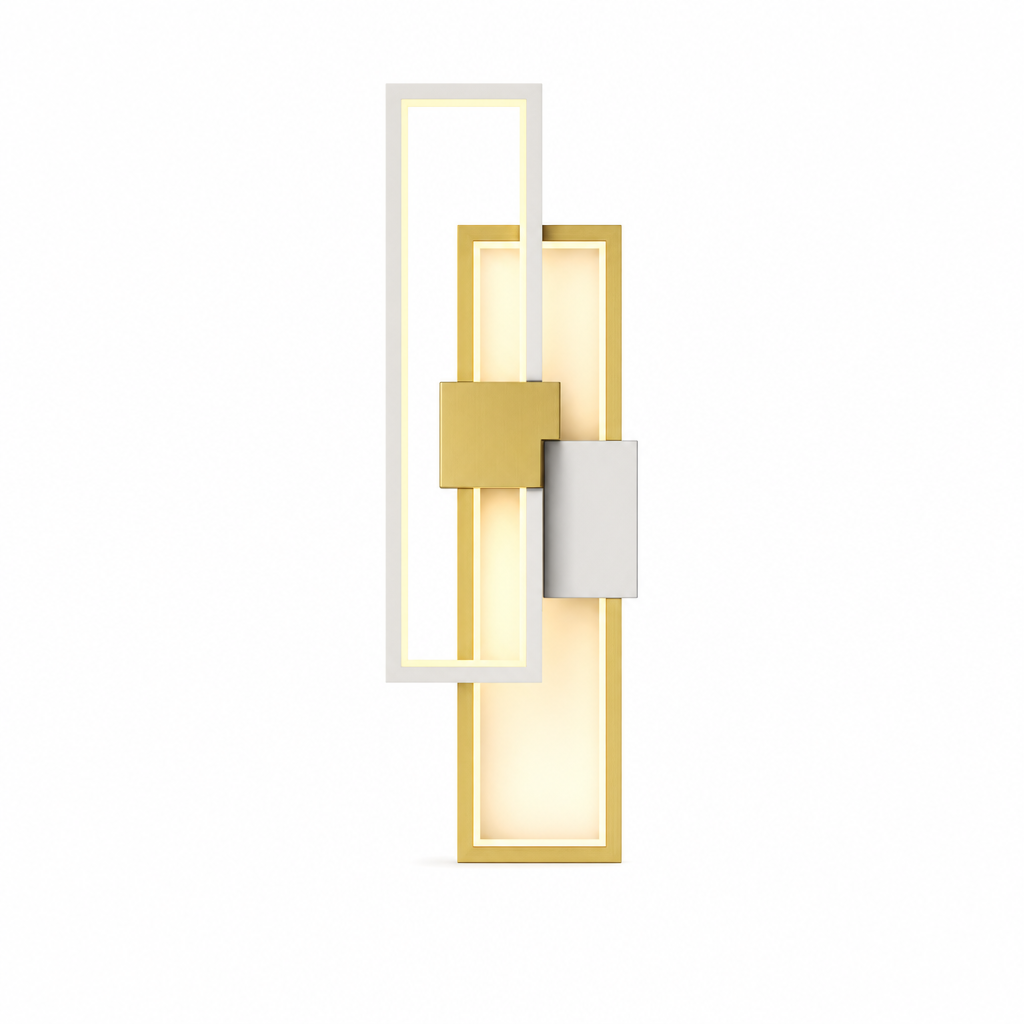 LumiSil LED Wall Light | Modern Square Design | Iron & Silicone | Energy Efficient | Black | 220V 6W | Stylish Home Lighting