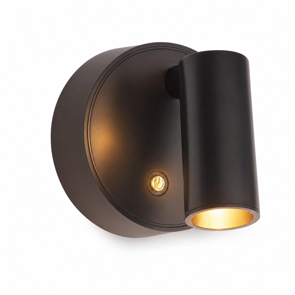 Rechargeable LED Touch Sconce | Modern Magnetic Wall Light | USB Powered Night Lamp | 3-Color Light | Bedside Reading Fixture