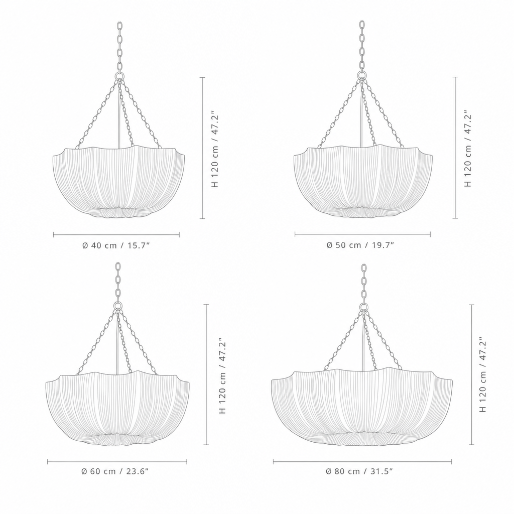 Molly | Fabric Pendant