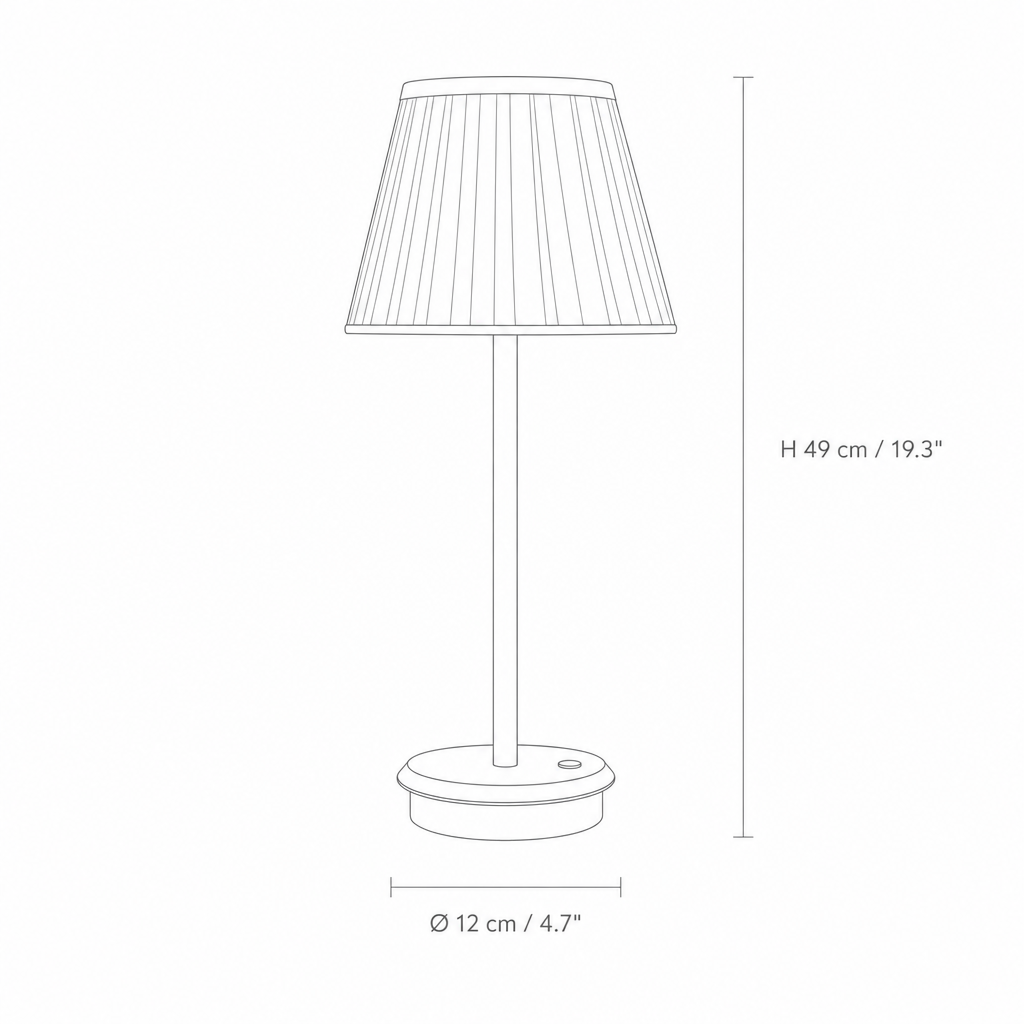 Effie | Gold Table Lamp
