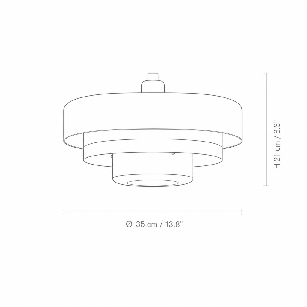Letitia | Metal and Glass Pendant