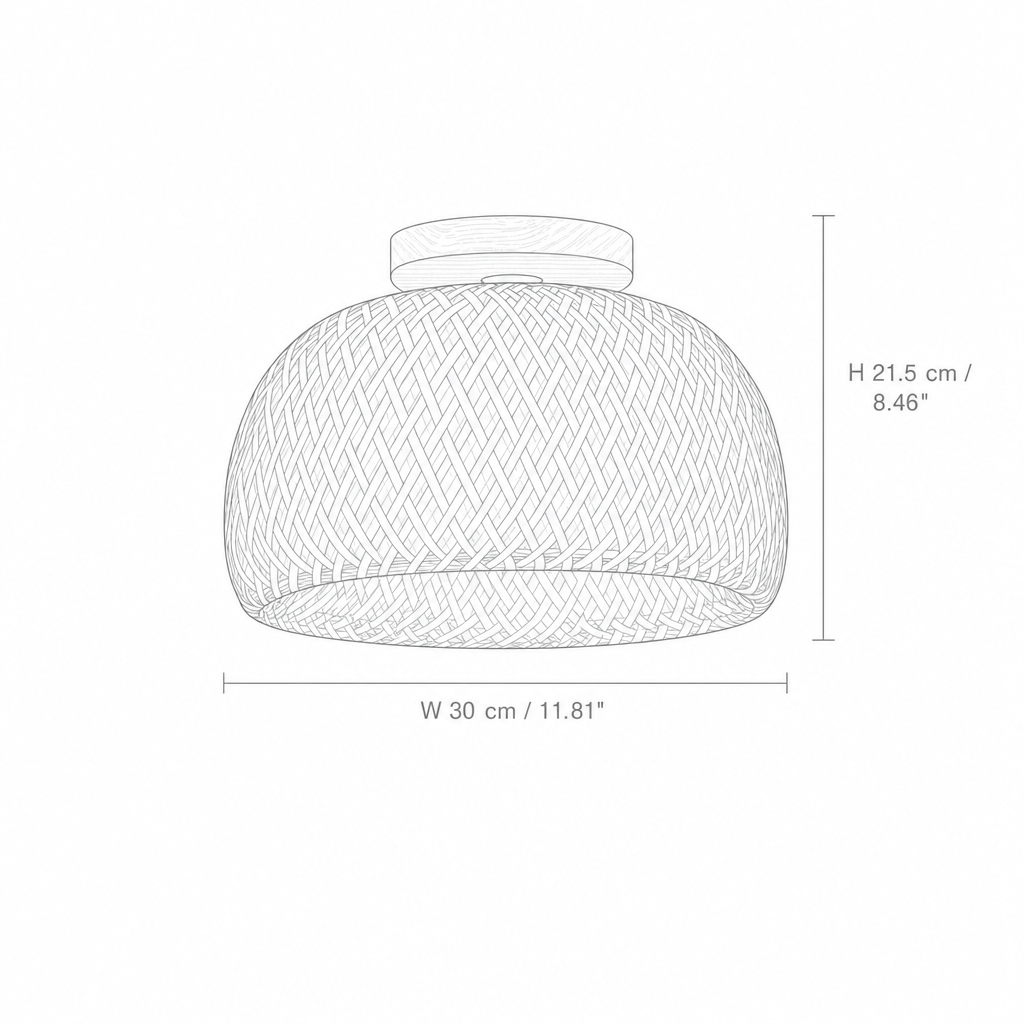 Dahlia | Woven Ceiling Light