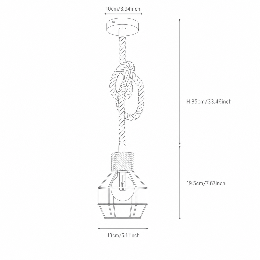 Rhoda | Metal Pendant