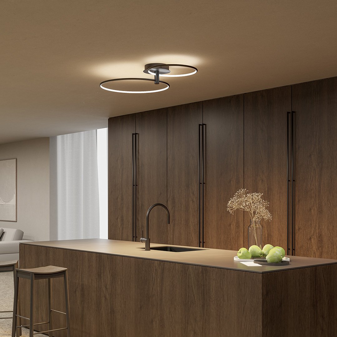 CALLISTO | Stilfuld Loftbelysning | Energioptimeret | Høj Kvalitet Materialer | Jævn Lysfordeling | Moderne Design | Passer til Alle