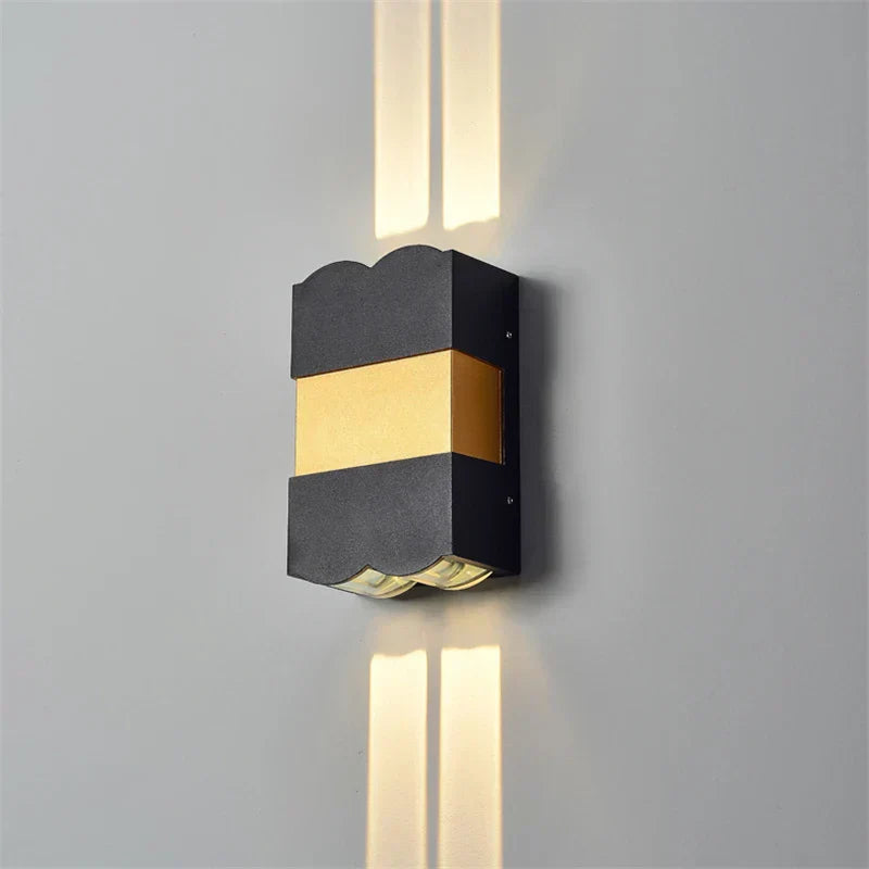 AquaShield | Udendørs murbeskyttelse | Vandtæt | Holdbar aluminiumsdesign | 85-265V | Nem installation | Modstandsdygtig over for vejrpåvirkninger