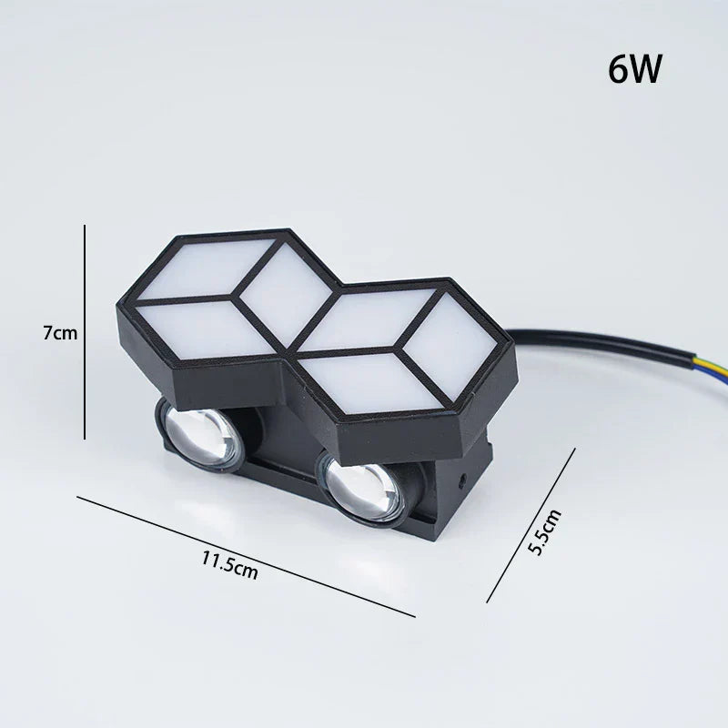 StormShield | Vejrbestandig IP65 LED Væglampe | Udendørs Belysning | For Have, Terrasse & Indkørsel | Holdbar & Nem Installation | Fås i 6W, 9W &