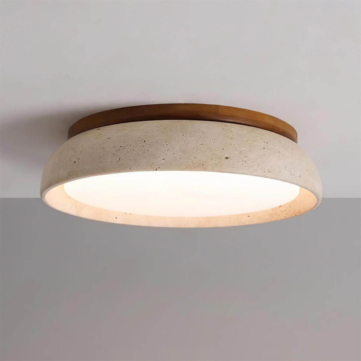 Pearl | Travertine Ceiling Light