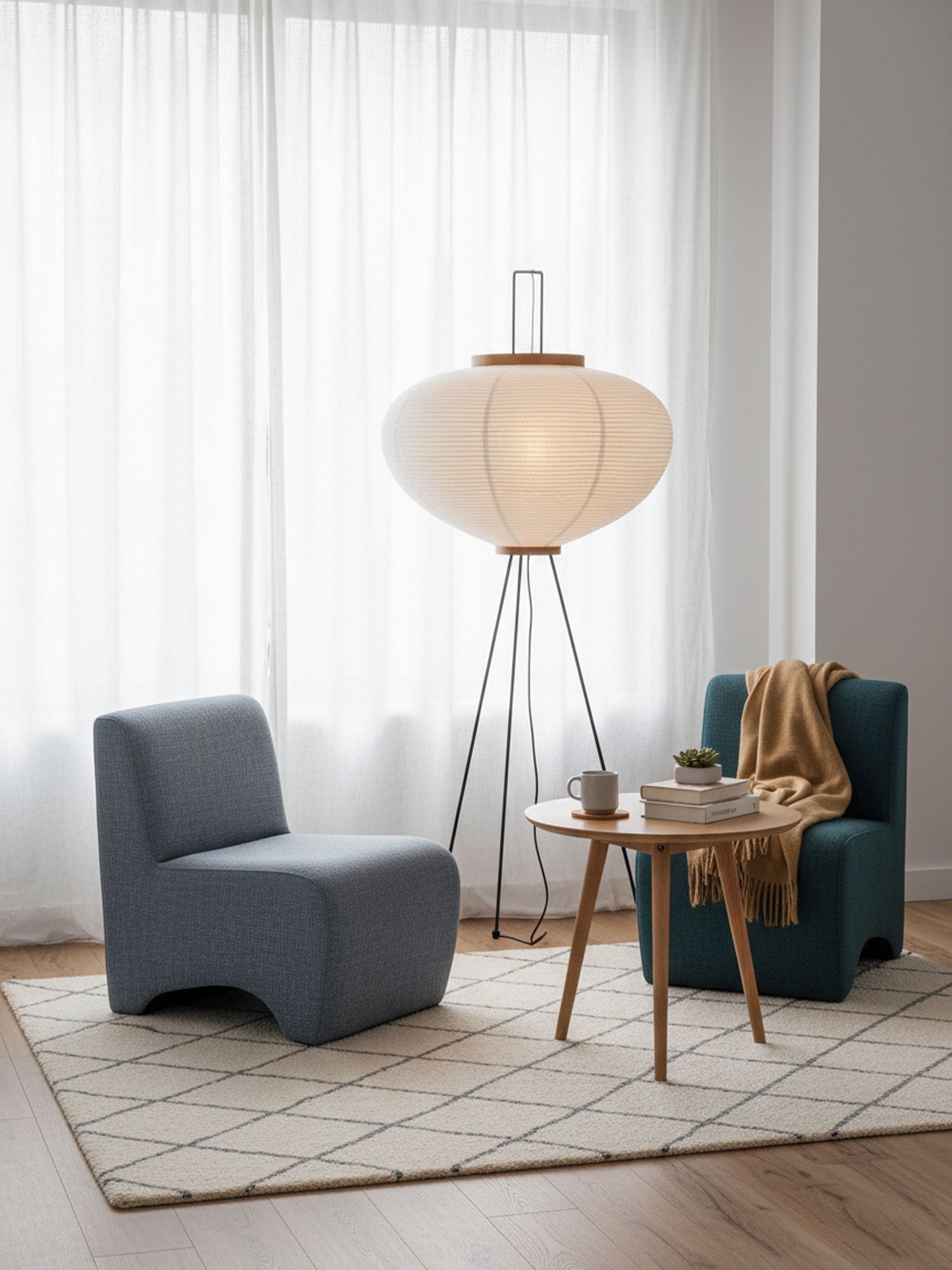 Gemma | Rice Paper Floor Lamp