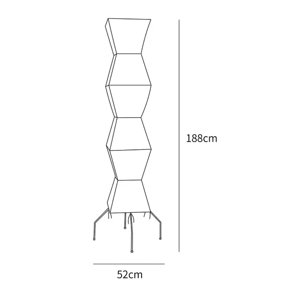 Gemma | Rice Paper Floor Lamp