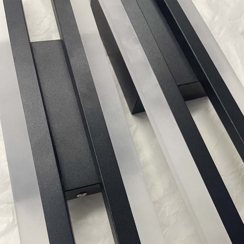 Moderne vægarmatur | LED lys | Slankt design | Stue, soveværelse, gang | Sort/guld | Energi-effektiv | Lang levetid | 3㎡-5㎡ | 15x10x5 cm | 111V~240V