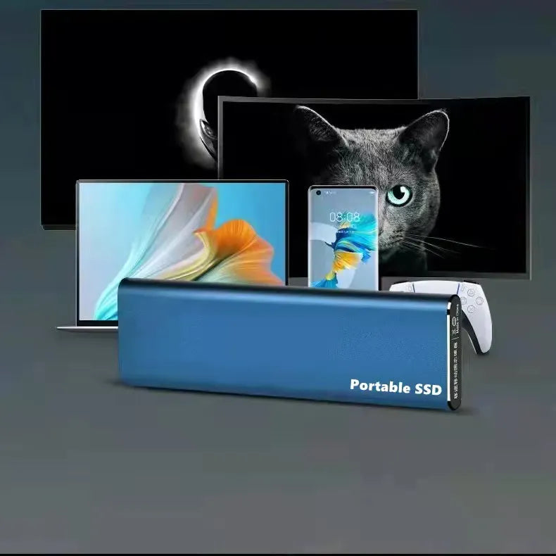 DATAVAULT | Ekstern harddisk 4TB | Ultrakompakt design | USB-C | Lynhurtig dataoverførsel | Bærbar og holdbar | Ingen installation