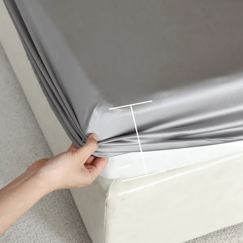 PureSilk | Lagen i Mulberry Silke | Naturligt Kølende og Blødt Sengelinned | Eksklusiv Luksus | Perfekt Pasform og Stil | Fugttransporterende og