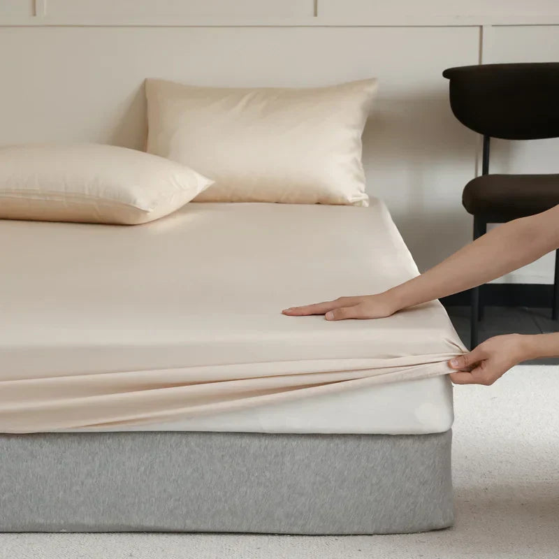 PureSilk | Lagen i Mulberry Silke | Naturligt Kølende og Blødt Sengelinned | Eksklusiv Luksus | Perfekt Pasform og Stil | Fugttransporterende og