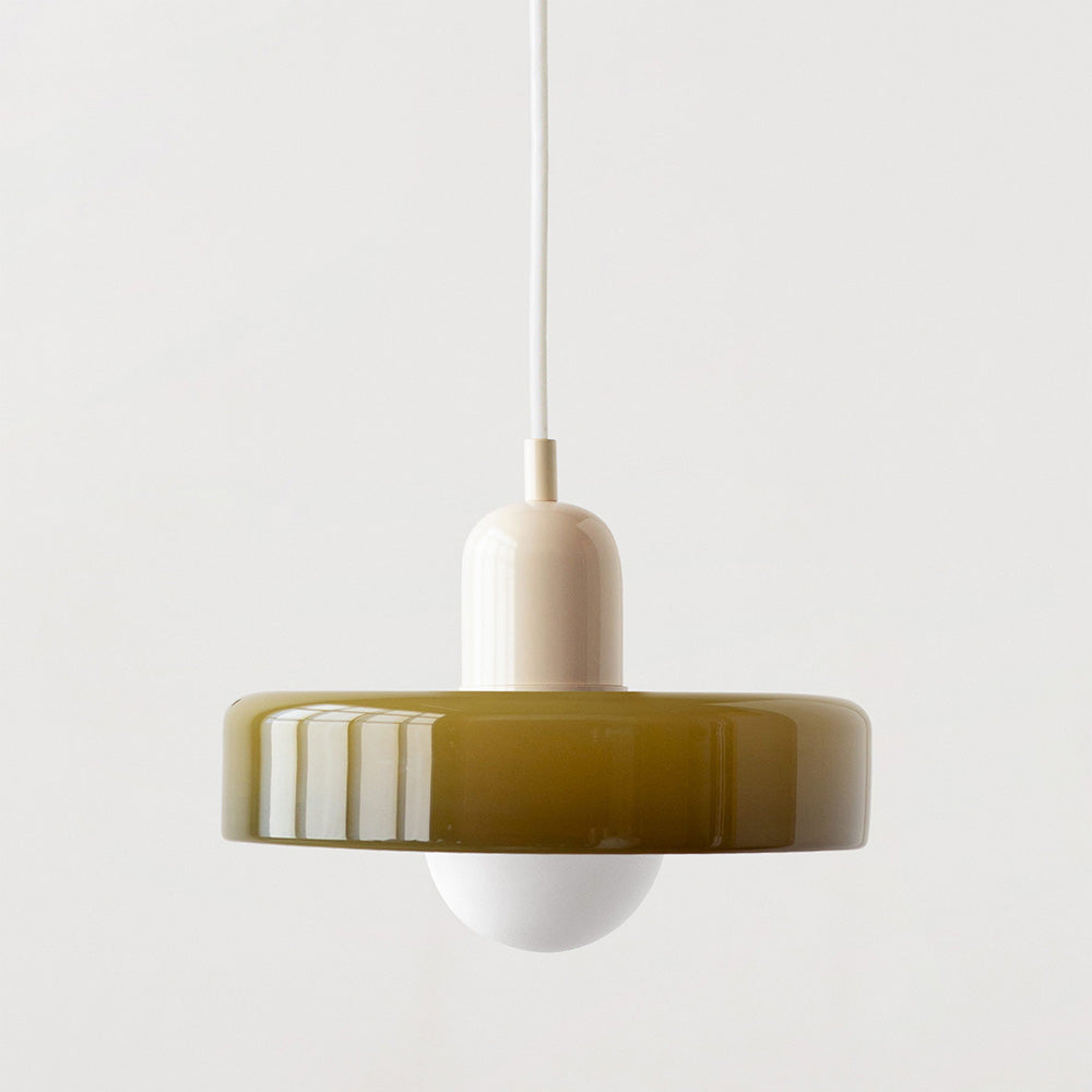 Artistic Ceiling Light | Colored Glass Design | Adjustable Hanging | Modern Home Decor Lighting