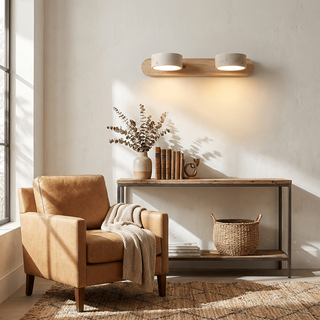 Lois | Travertine Wall Sconce