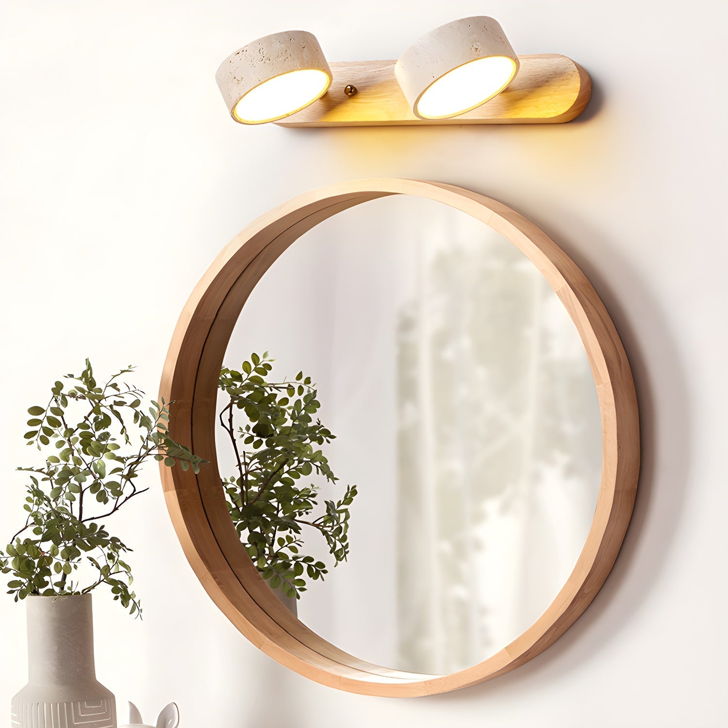 Lois | Travertine Wall Sconce