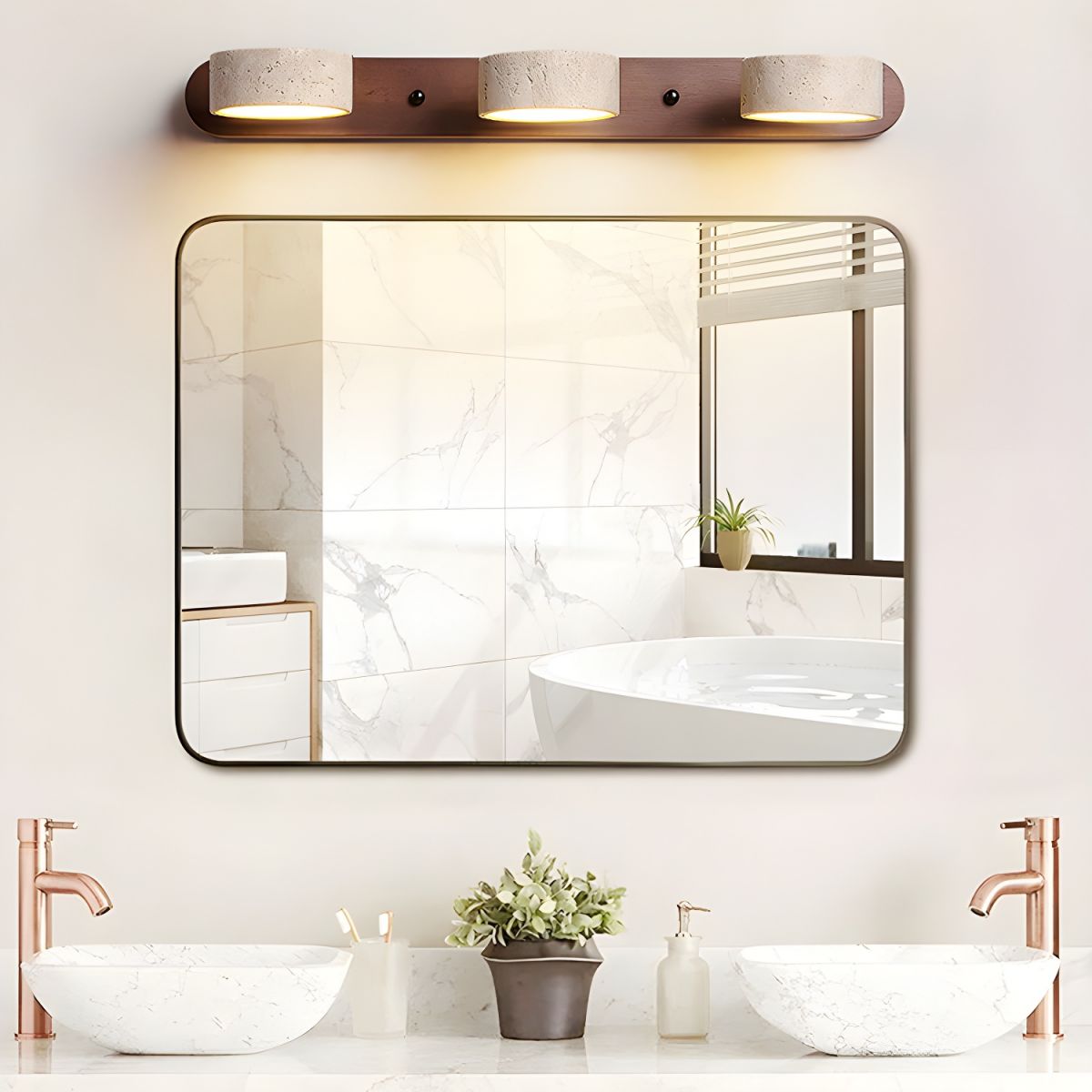 Lois | Travertine Wall Sconce
