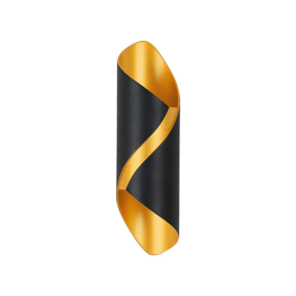 AquaGlow LED Væglampe | Vandtæt | IP65 | Udendørs | Energiøkonomisk | Moderne Design | Sort | 10W | Ideel til Have, Terrasse & Indgang | Aluminium &