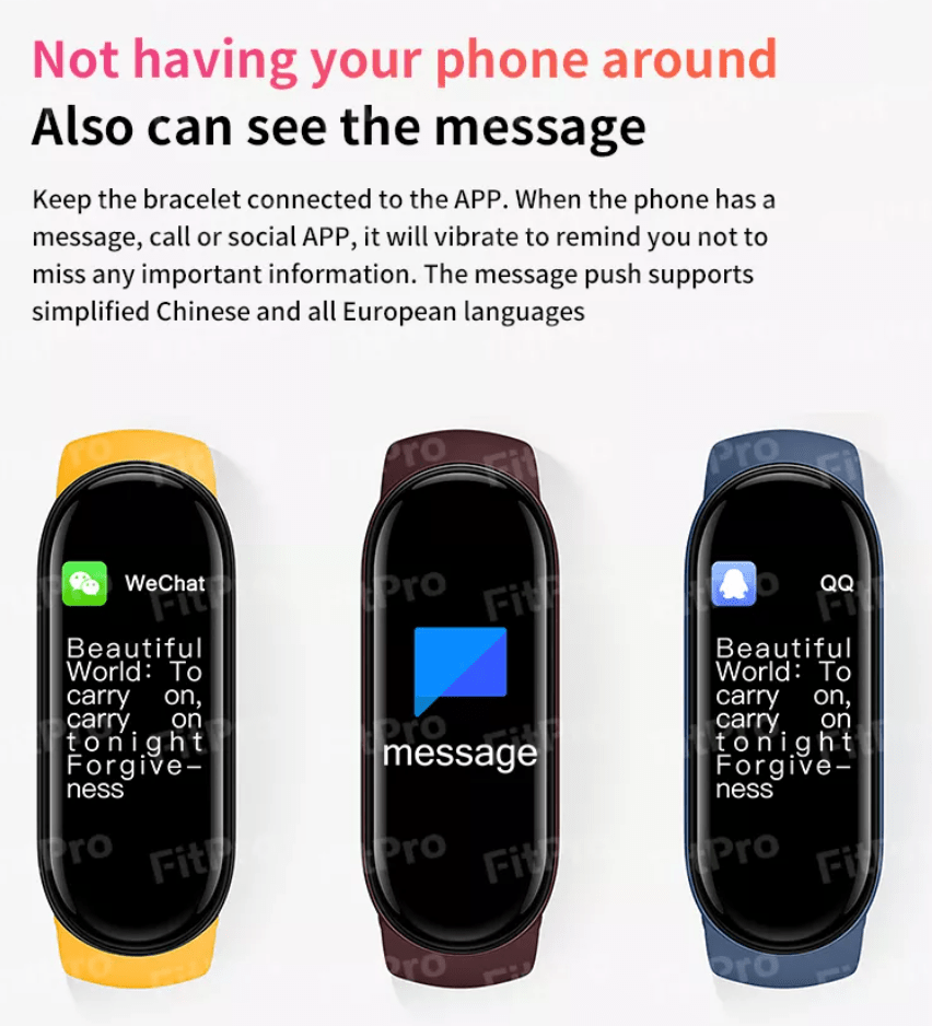 Smartwatch - m/Puls- & blodtryksmåler (vand- og