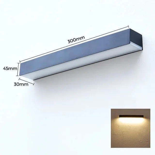LED Udendørs Solcellelampe | Vandtæt | Effektiv Energibesparelse | Velegnet til Have | Størrelse 30x300mm | EcoGlow Design | ABS Materiale | 5V 2W