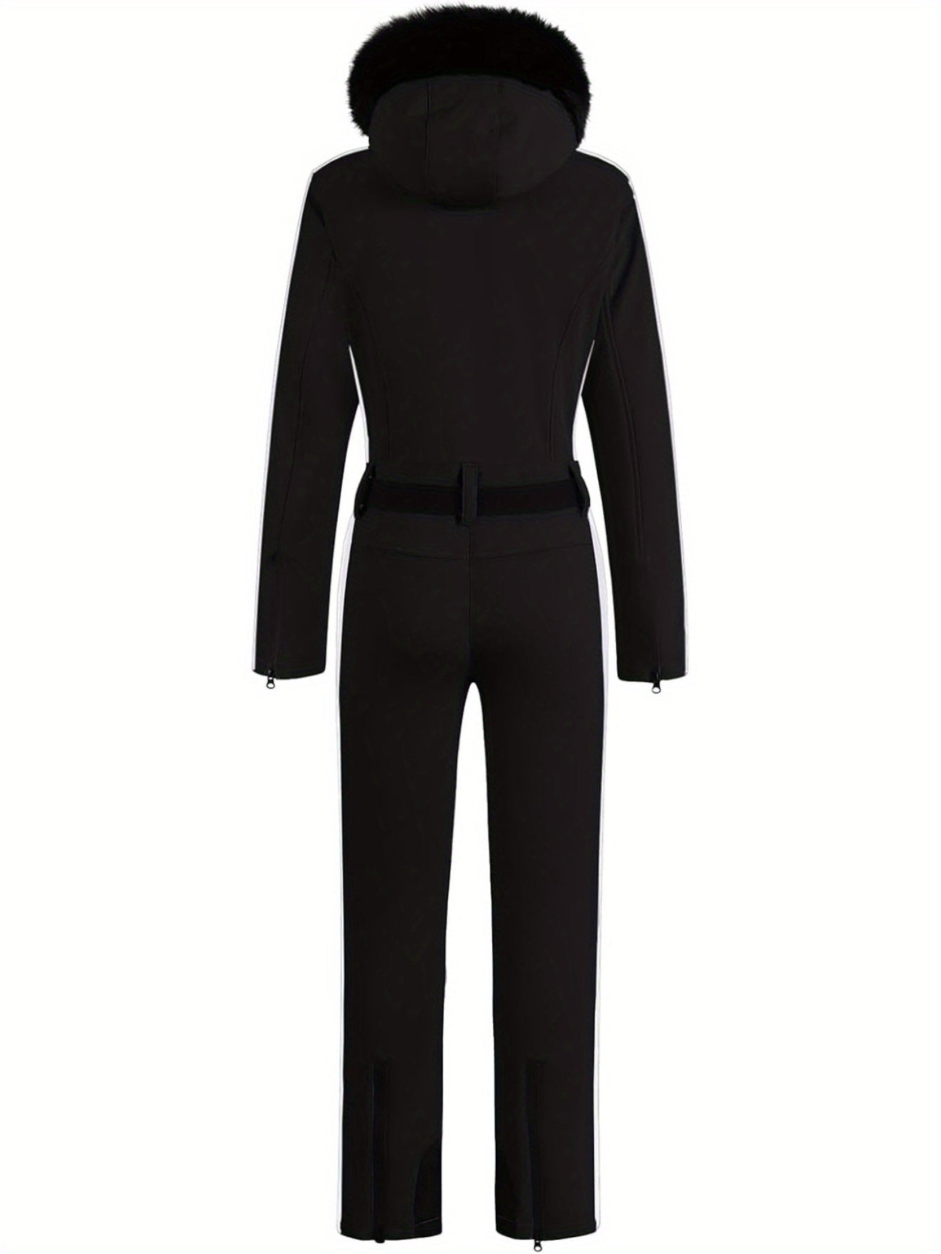 Dame Skidragt Jumpsuit | Vandtæt Design med Varmt For og Bæltedetalje | Essential Af