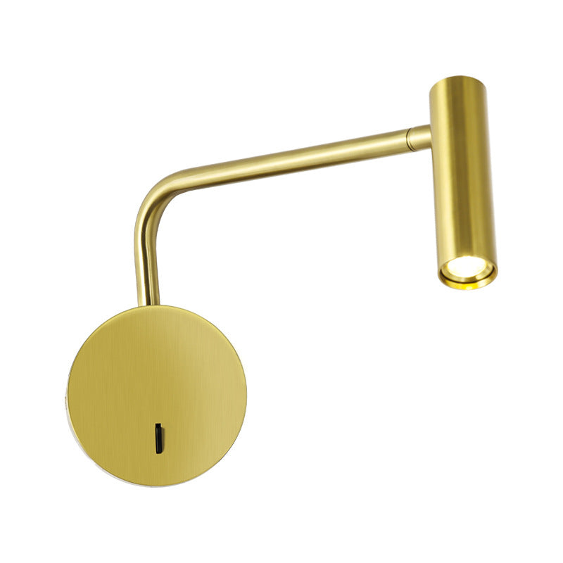 Orr LED Væglampe | Moderne Design | Sort/Hvid/Guld | Stue & Soveværelse | Metal & Akryl | IP20