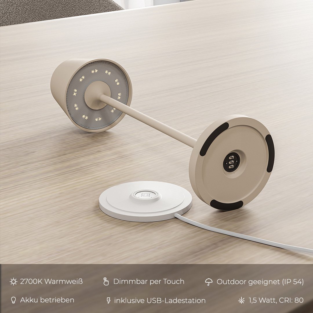 NOVA | LED | Smuk slank lampe til skrivebordet | Moderne design | Holdbar