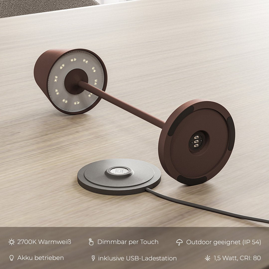 NOVA | LED | Smuk slank lampe til skrivebordet | Moderne design | Holdbar