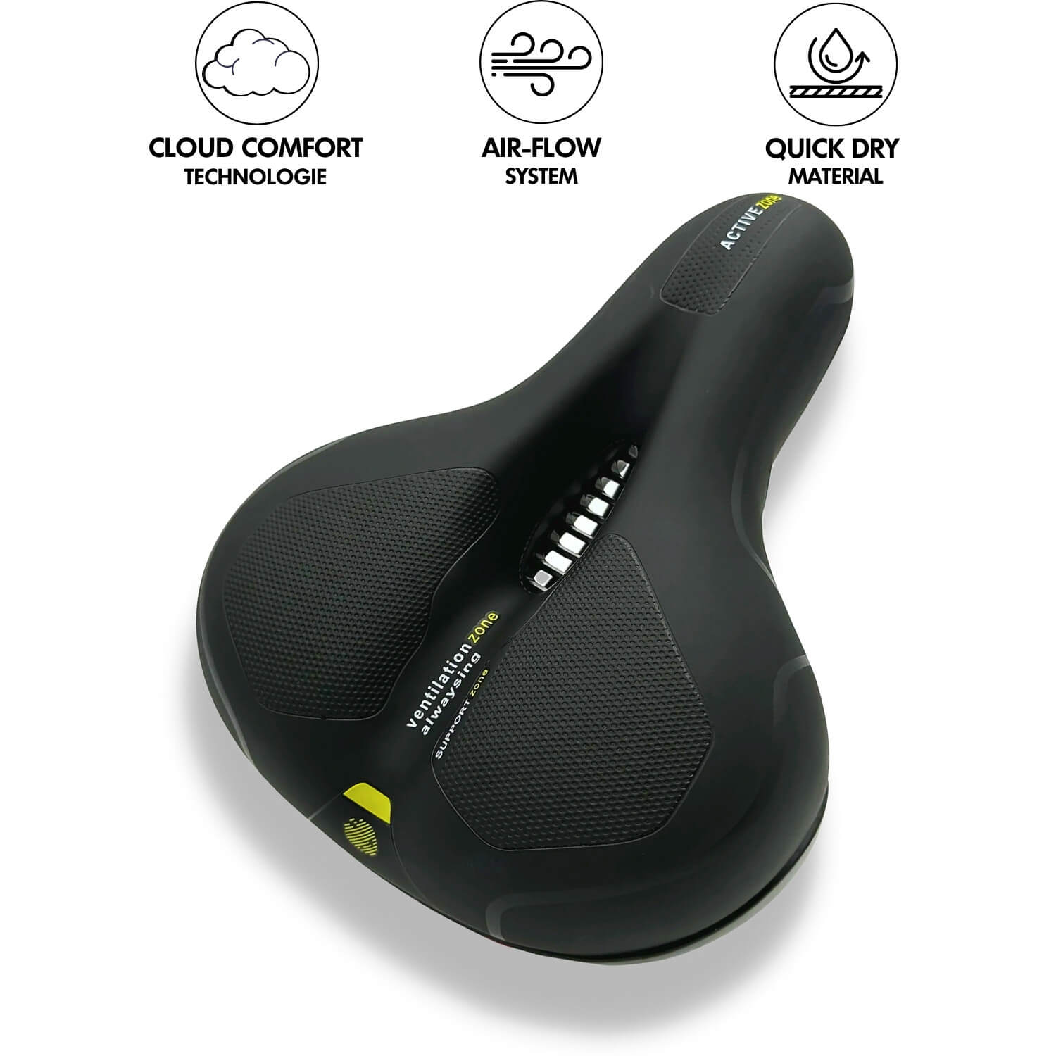 CLOUDCOMFORT PRO | Ergonomisk Cykelsadel | Smertelindring | Komfortabel | Cykeltilbehør | Sport &