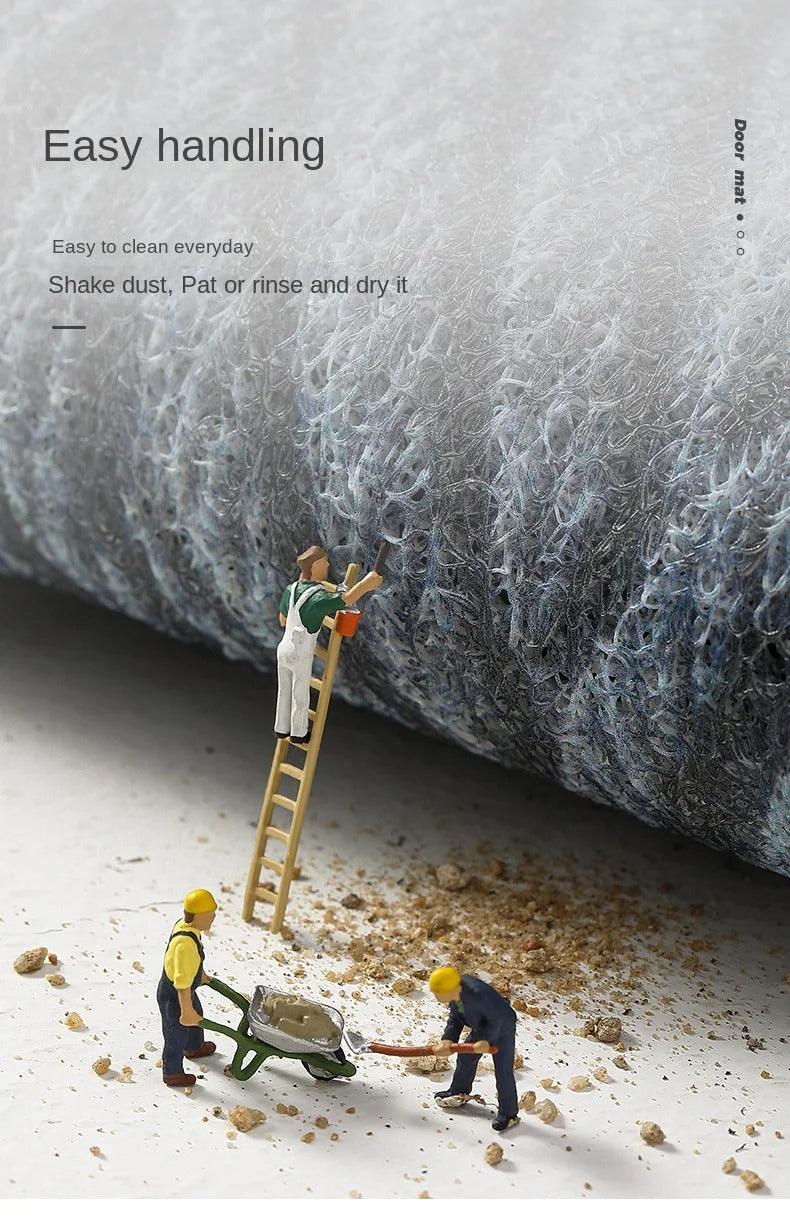 Skridsikker Dørmåtte | Indendørs og Udendørs | Vejrbestandig | Antiglid | Robust og Slidstærk | Gulvbeskyttelse | Let