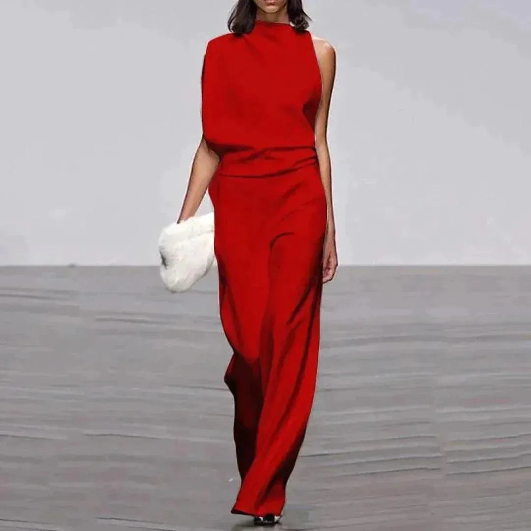 Ærmeløs Jumpsuit sæt til kvinder