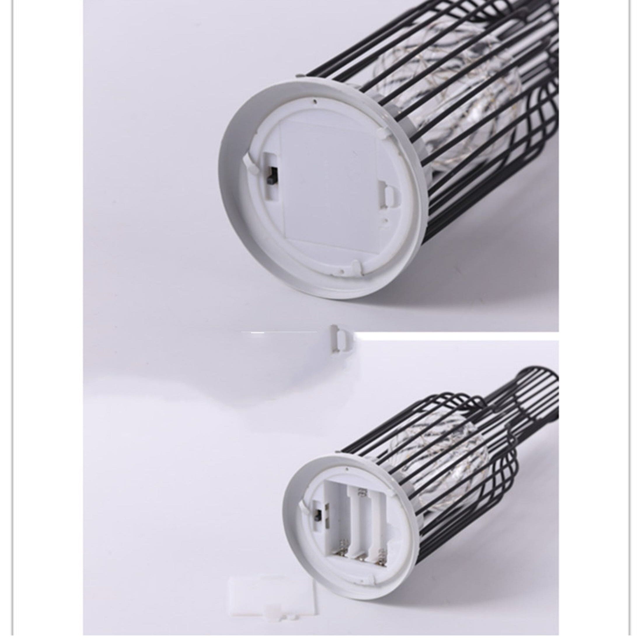 LuxeLume | Elegant Eva Luxe NoirLume | Sort Bordlampe | Moderne Design | 45 cm Høj | E27 Max 60W | Kabellængde 150 cm | Tænd/Sluk-knap | Metal og