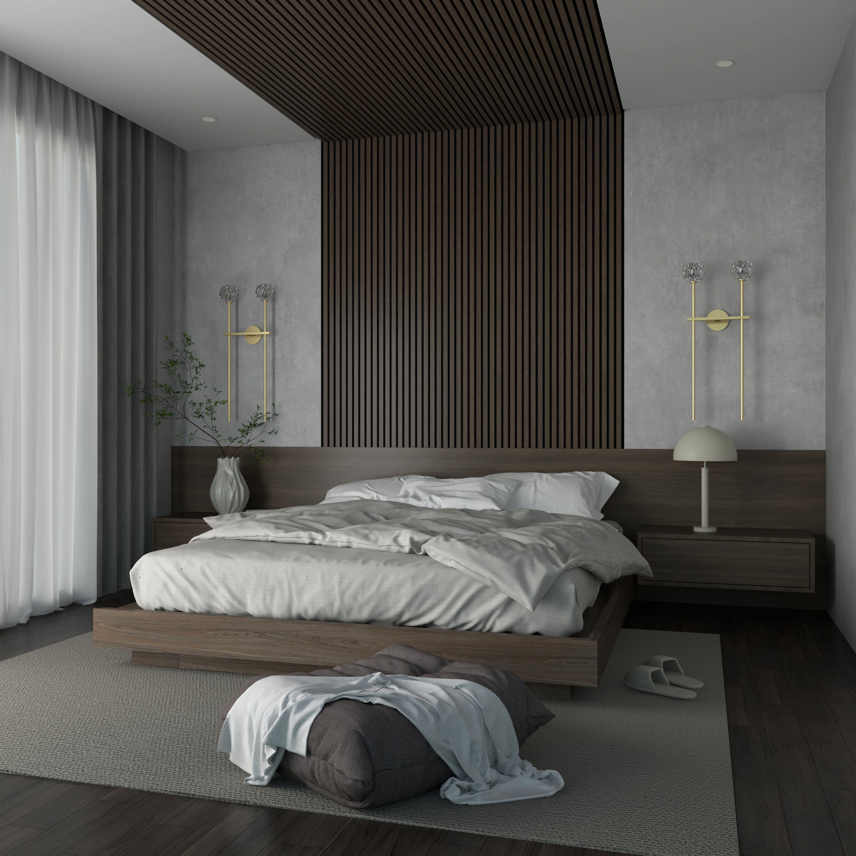 Dua Lux | Elegant væglampe i moderne minimalistisk design | Sort, guld eller sølv | Høj kvalitet og nem installation | Ideel til stue, soveværelse og