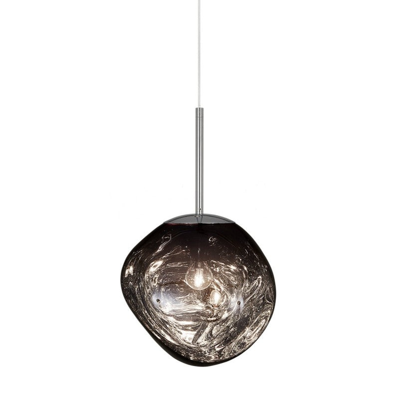 Eksklusiv Melt lampe | Unikt design | Varme farver | Poleret metal | E27 fatning | Kunstnerisk