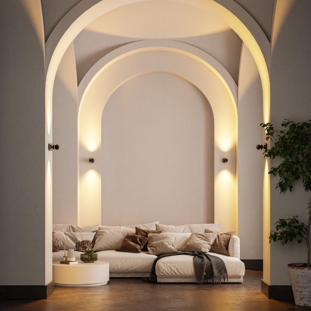 PONTOS | Moderne Væglampe | Holdbare Materialer | Skab Stemningsfuld Atmosfære | Nem At Installere | Energivenlig