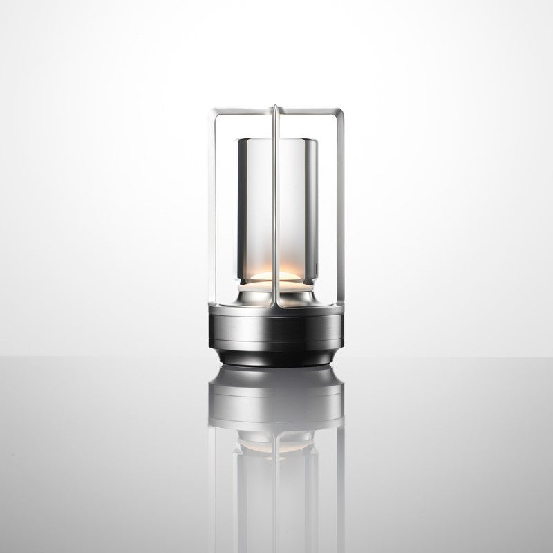 Minimalistisk LED Bordlampe | Lanterne med 3 Lysindstillinger og Berøringssensor | Genopladelig via USB | Stilfuld Lyskilde til