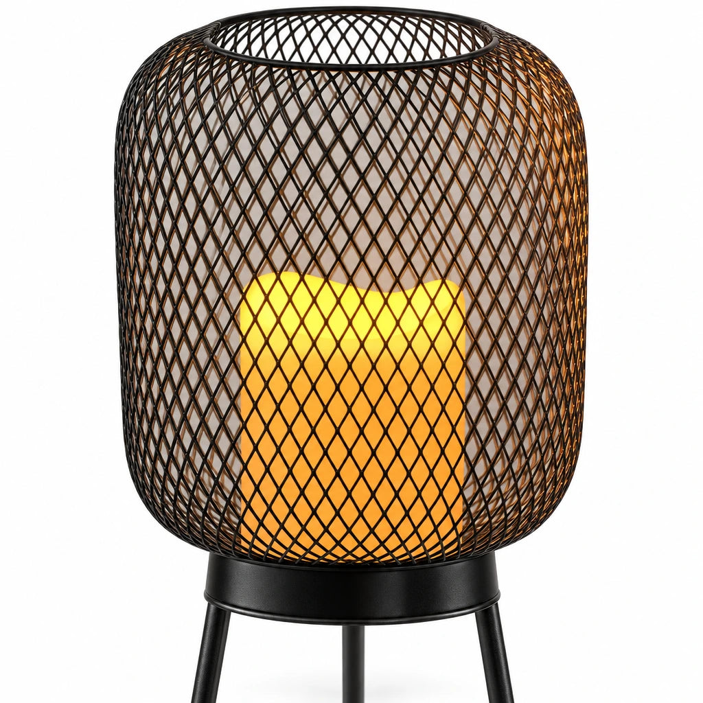 Dervla | Black-Gold Solar Path Light