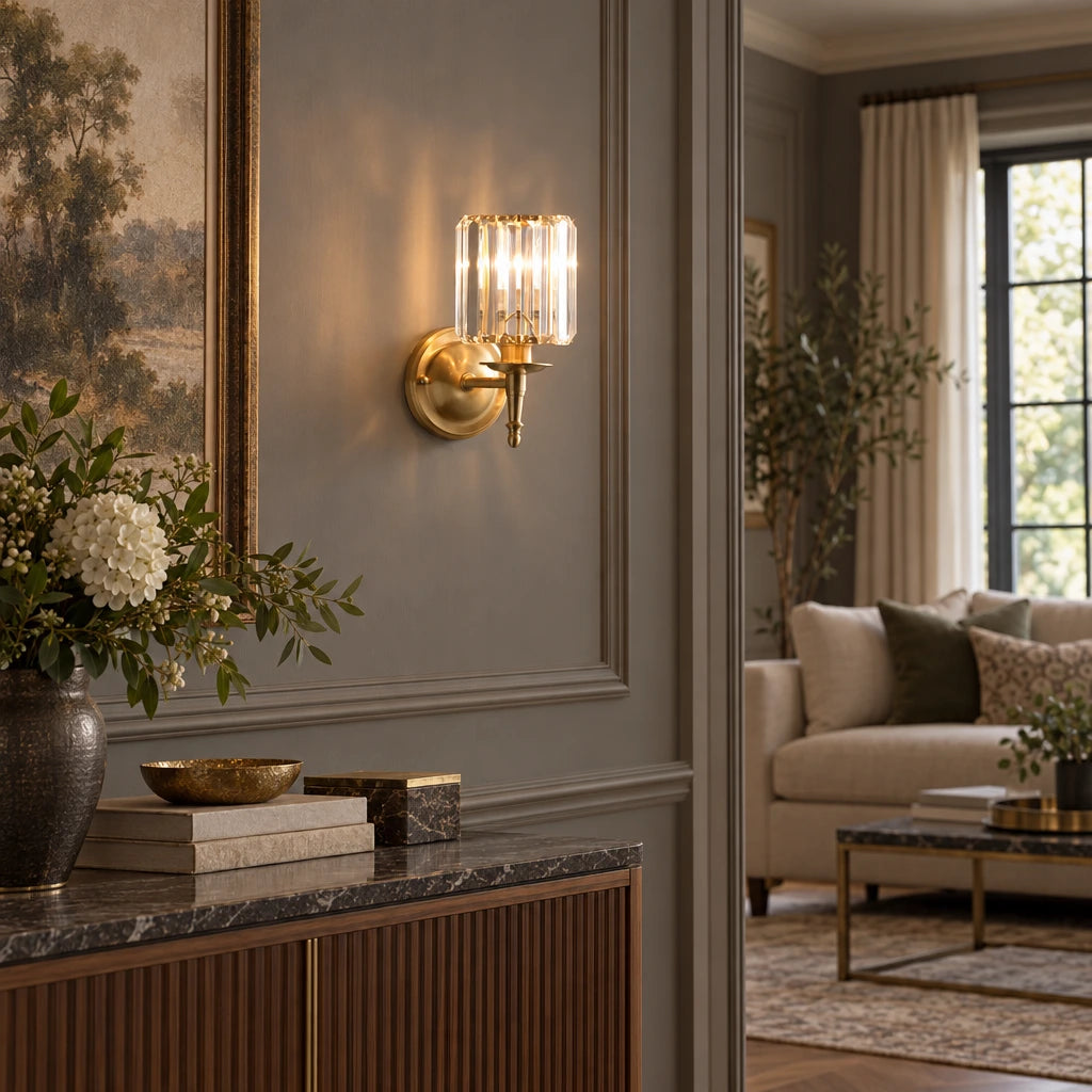 Amber | Crystal Wall Lamp