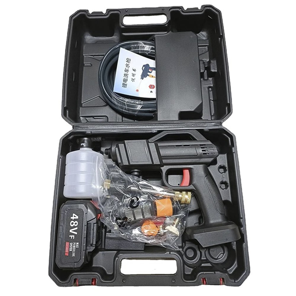 Højtryksrenser transportabel - 24 bar m/batteri inkl. oplader og fin