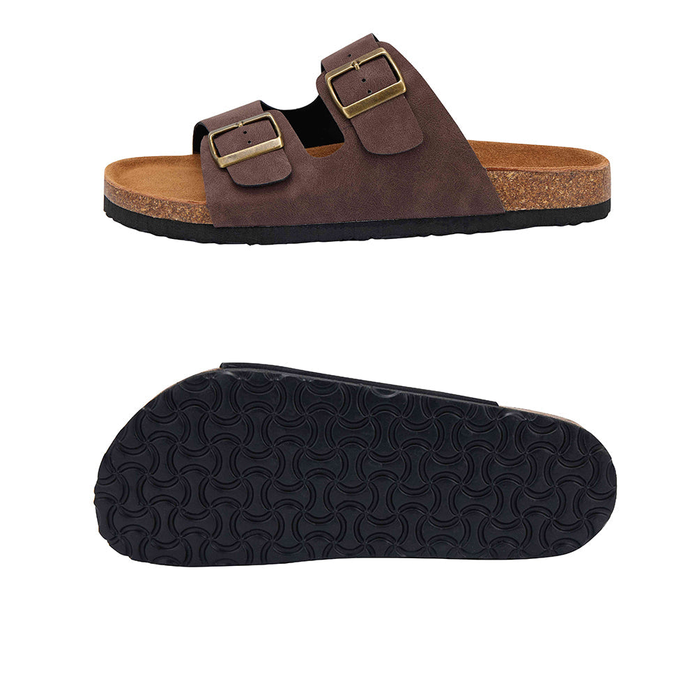 Klassiske remsandaler - sorte, brune eller