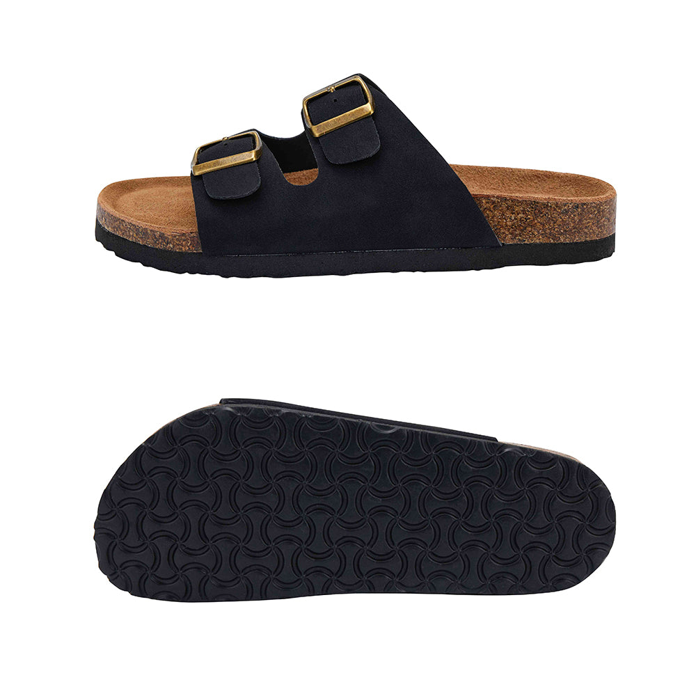 Klassiske remsandaler - sorte, brune eller