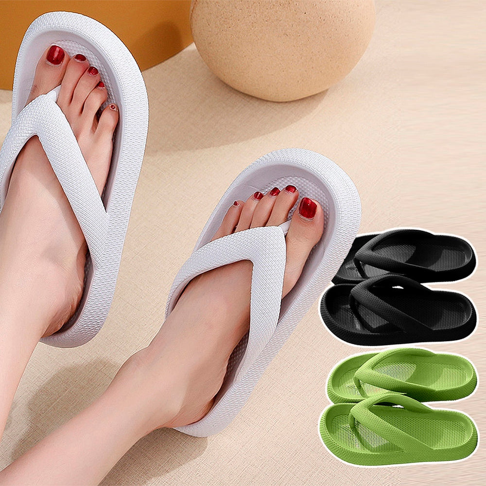 Tåsplit Slippers - Bløde, Skridsikre og i flere flotte farver (Kendt som Happy