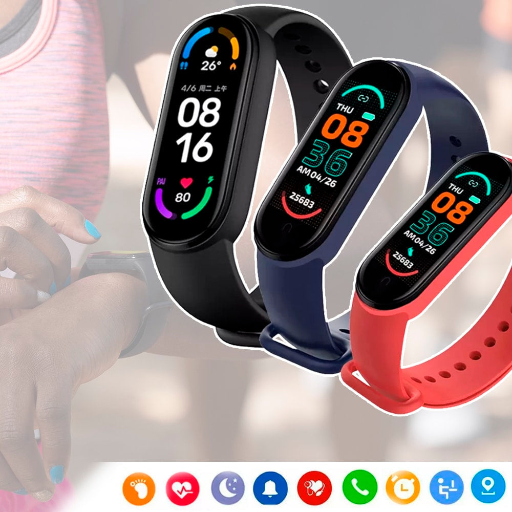 Smartwatch - m/Puls- & blodtryksmåler (vand- og