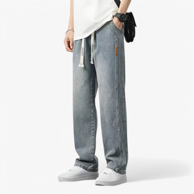 Jace | Denimbukser med brede ben - Trendy og