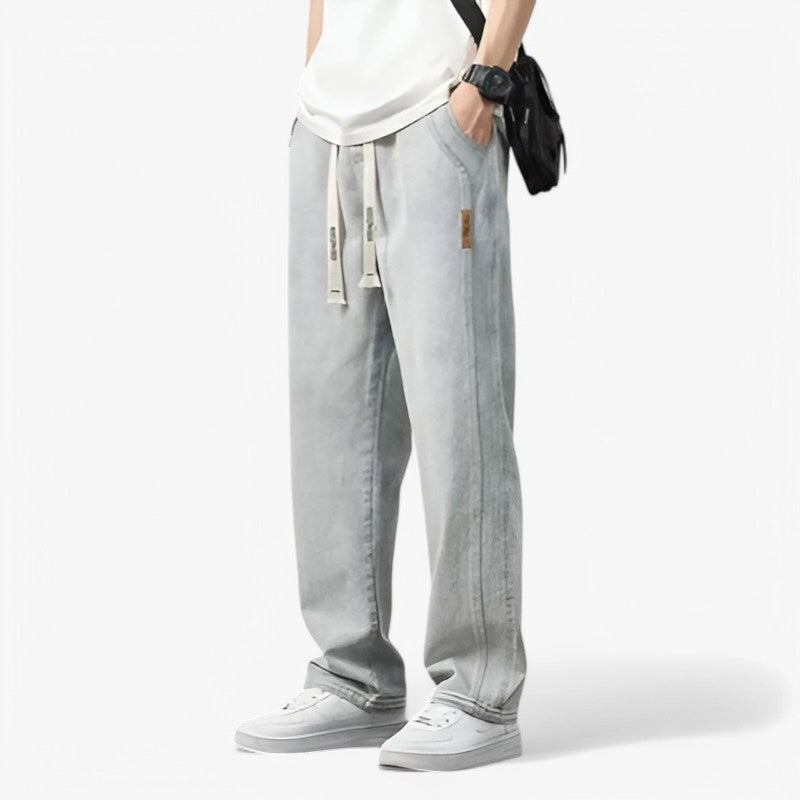 Jace | Denimbukser med brede ben - Trendy og